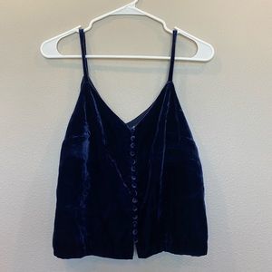 Madewell velvet tank